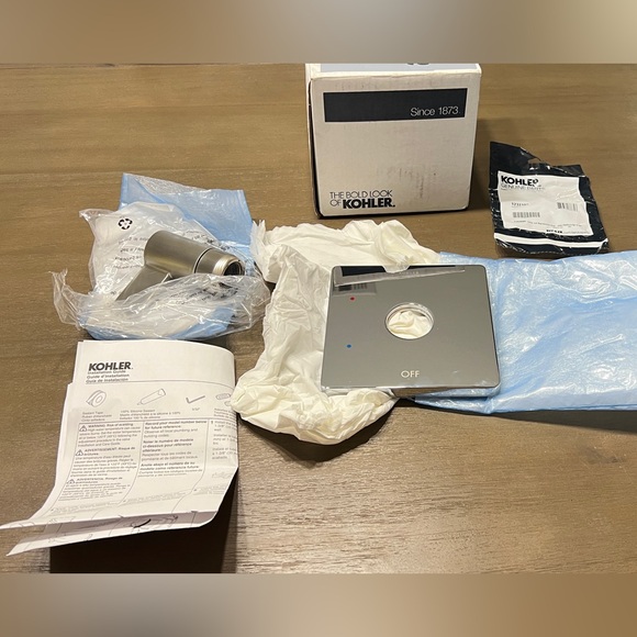 KOHLER Ts23501-4-Bn Parallel Rite-Temp Shower Valve Trim, Brushed Nickel - Picture 3 of 5